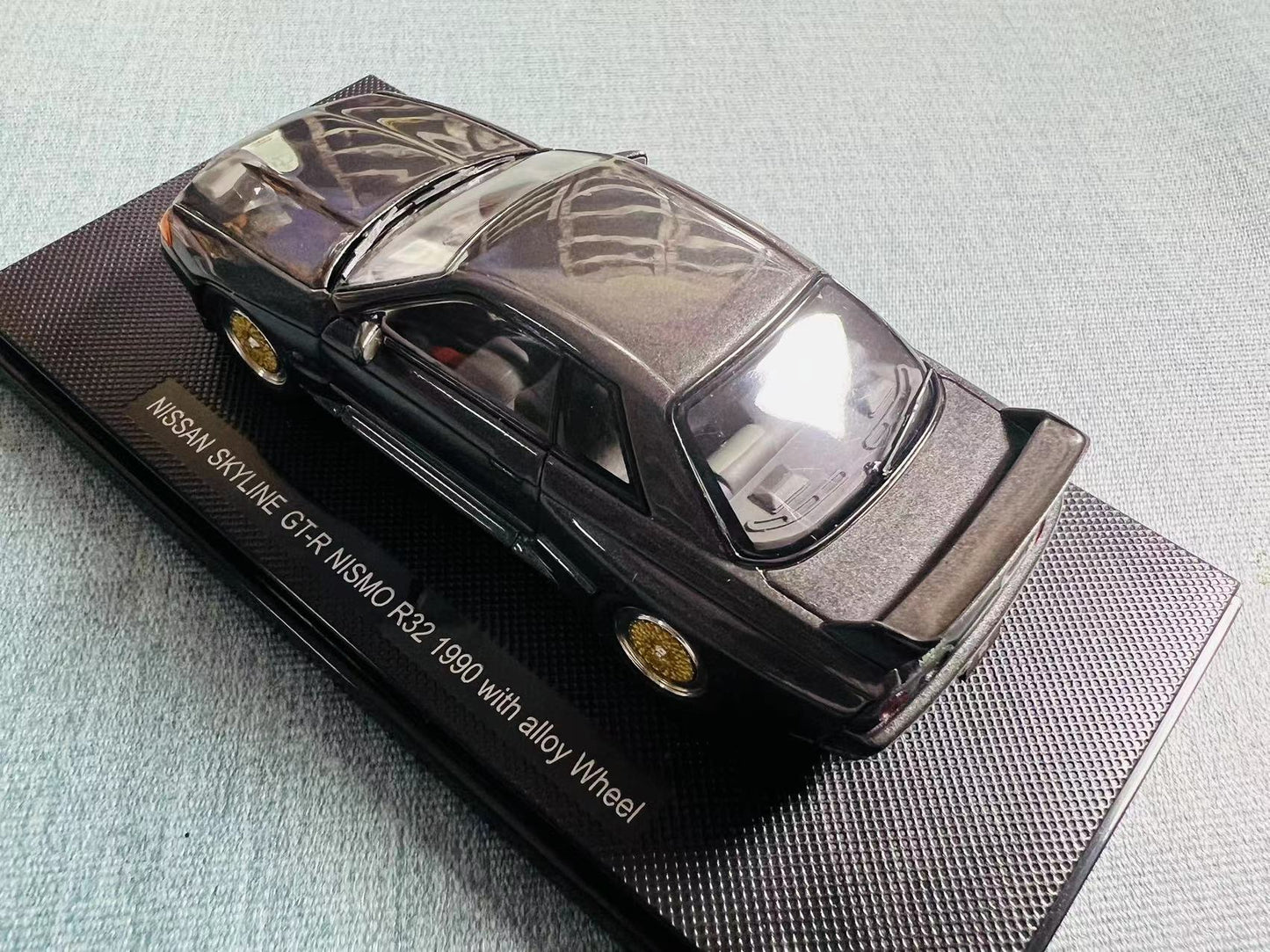 Diecast car Discontinued vintage DISK KONE 1/43 scale Nissan Nismo Skyline GTR R32 Nismo 1990 Alloy Wheel