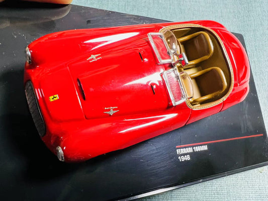 Super Rare Diecast car Discontinued vintage IXO 1/43 scale Ferrari 166MM 1948 Ferrari Collection