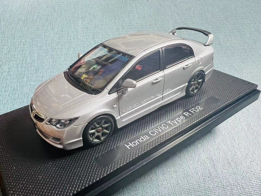 Super Rare diecast model vintage 1/43 scale Ebbro Honda Civic FD2 Type R out of print