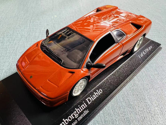 Orignal Vintange Minichamps Discontinued rare PMA 1/43 scale diecast model Lamborghini Diablo out of print