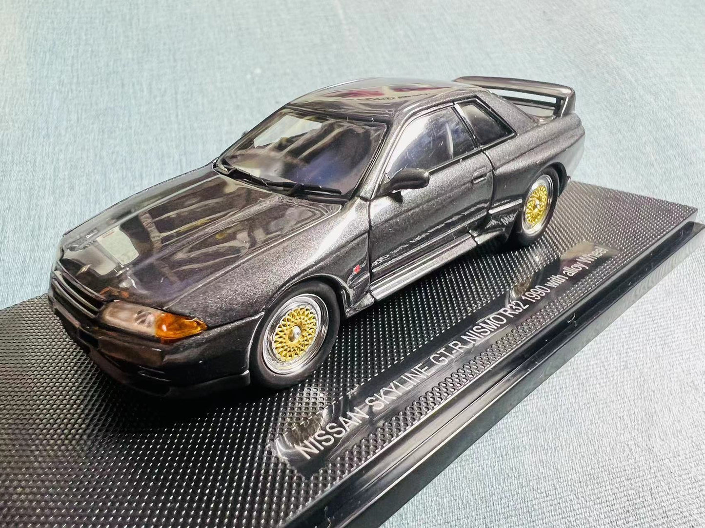 Diecast car Discontinued vintage DISK KONE 1/43 scale Nissan Nismo Skyline GTR R32 Nismo 1990 Alloy Wheel