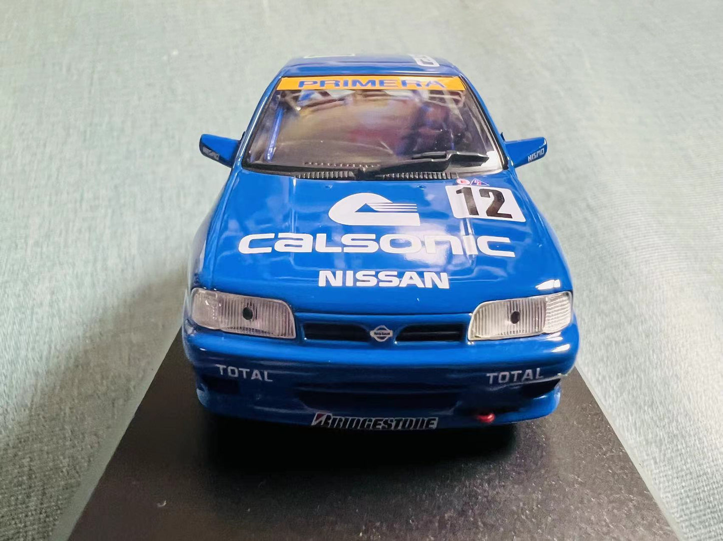 Super Rare Original Kyosho JTCC Race car 1994 year 1/43 diecast model Nissan Primera No.12 Calsonic