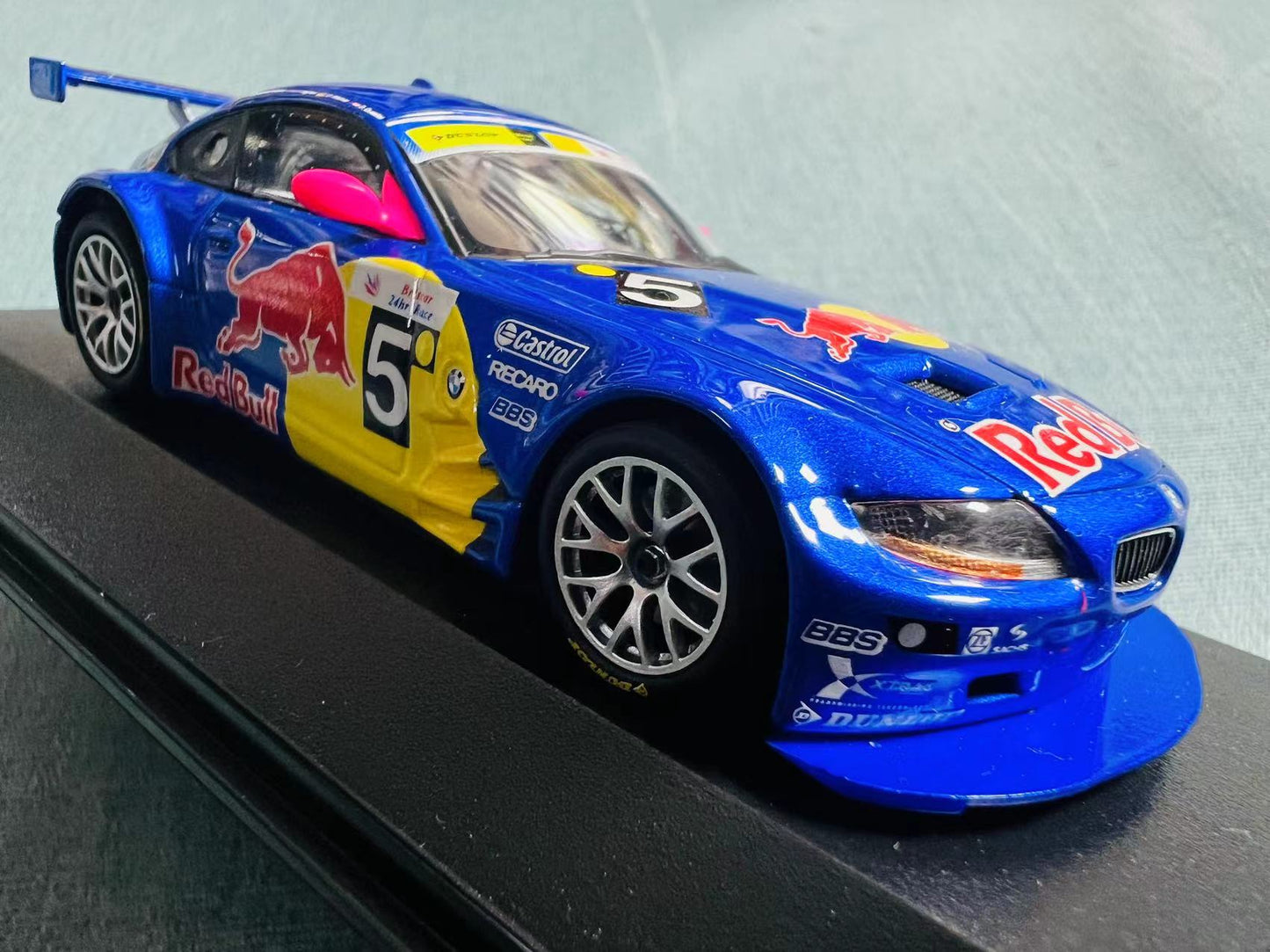 Discontinued Super Rare Vintage Minichamps 1/43 diecast model BMW Z4 M Coupe Red Bull