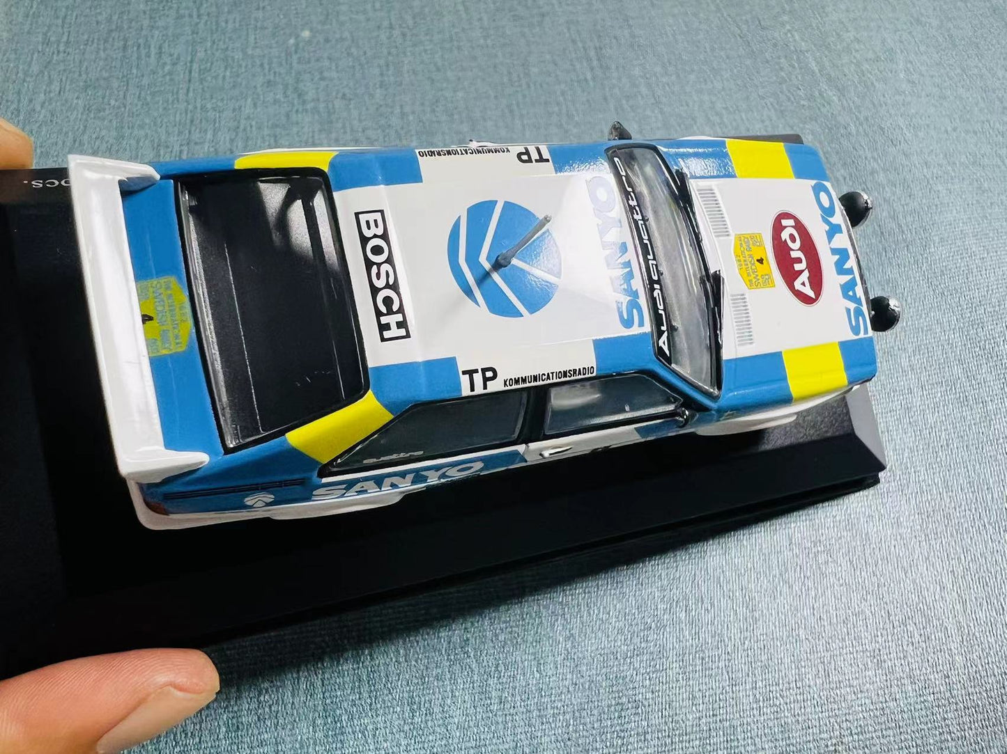 Rare Discontinued Minichamps vintage 1/43 scale Audi Quattro 1982 year Swedish Rally Winners WRC