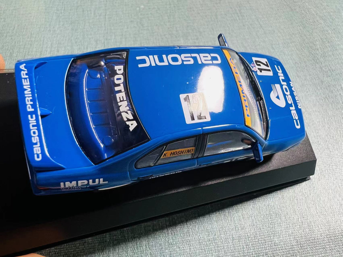 Super Rare Original Kyosho JTCC Race car 1994 year 1/43 diecast model Nissan Primera No.12 Calsonic