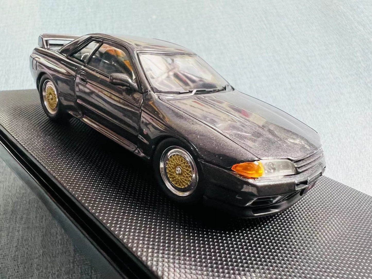 Diecast car Discontinued vintage DISK KONE 1/43 scale Nissan Nismo Skyline GTR R32 Nismo 1990 Alloy Wheel