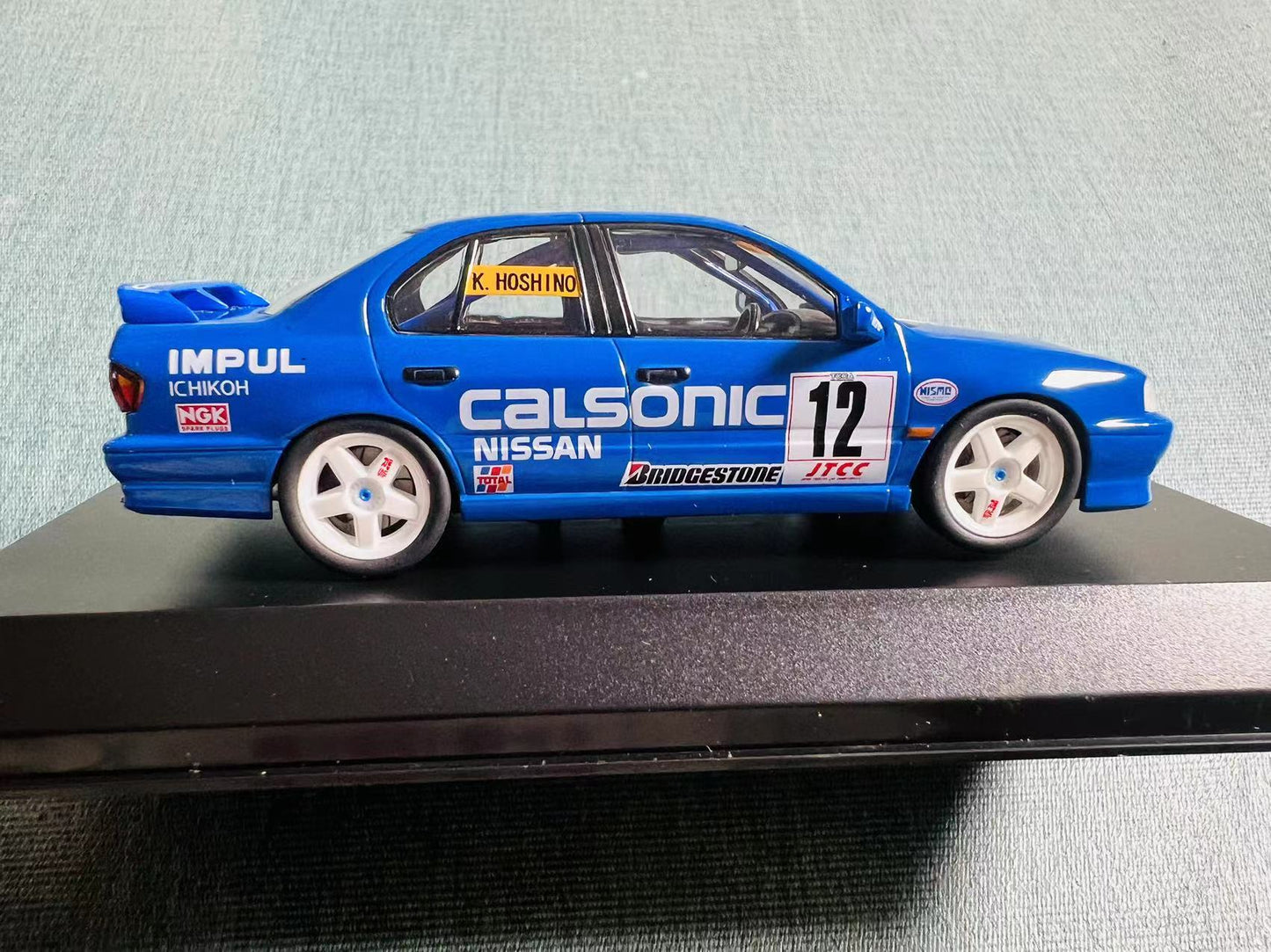 Super Rare Original Kyosho JTCC Race car 1994 year 1/43 diecast model Nissan Primera No.12 Calsonic