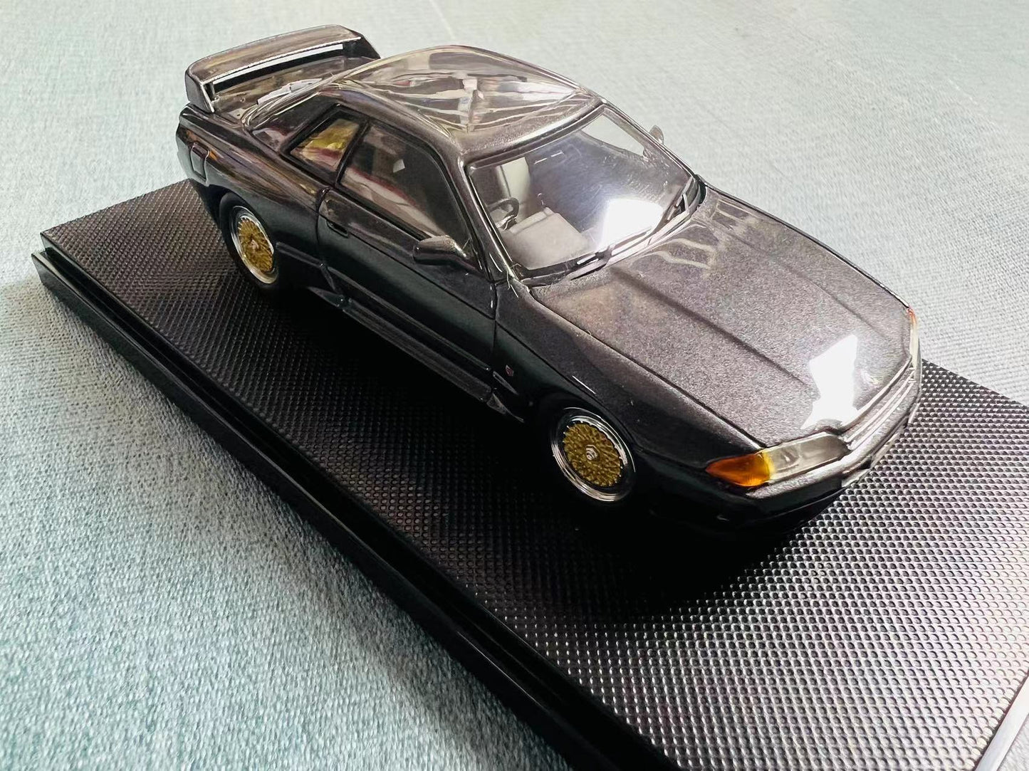 Diecast car Discontinued vintage DISK KONE 1/43 scale Nissan Nismo Skyline GTR R32 Nismo 1990 Alloy Wheel