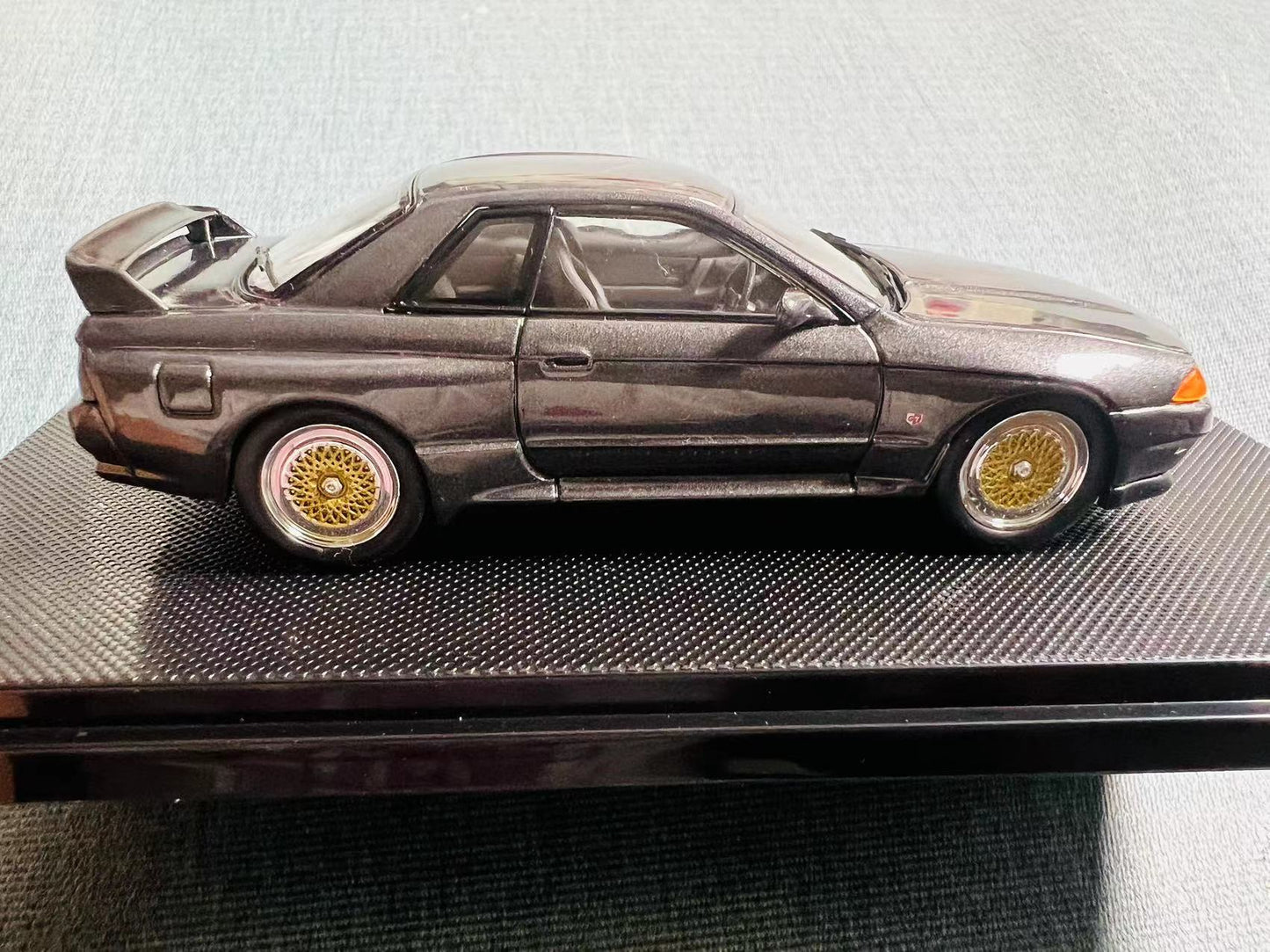 Diecast car Discontinued vintage DISK KONE 1/43 scale Nissan Nismo Skyline GTR R32 Nismo 1990 Alloy Wheel