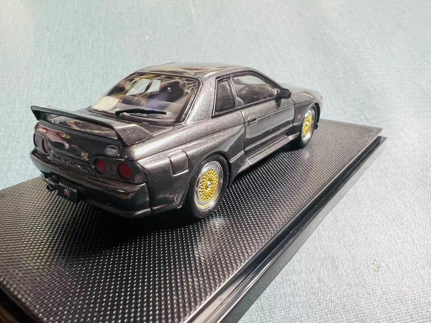 Diecast car Discontinued vintage DISK KONE 1/43 scale Nissan Nismo Skyline GTR R32 Nismo 1990 Alloy Wheel