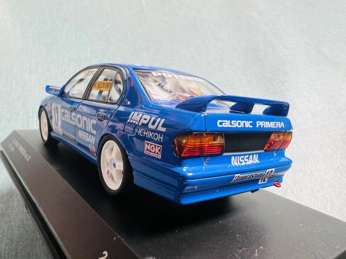 Super Rare Original Kyosho JTCC Race car 1994 year 1/43 diecast model Nissan Primera No.12 Calsonic