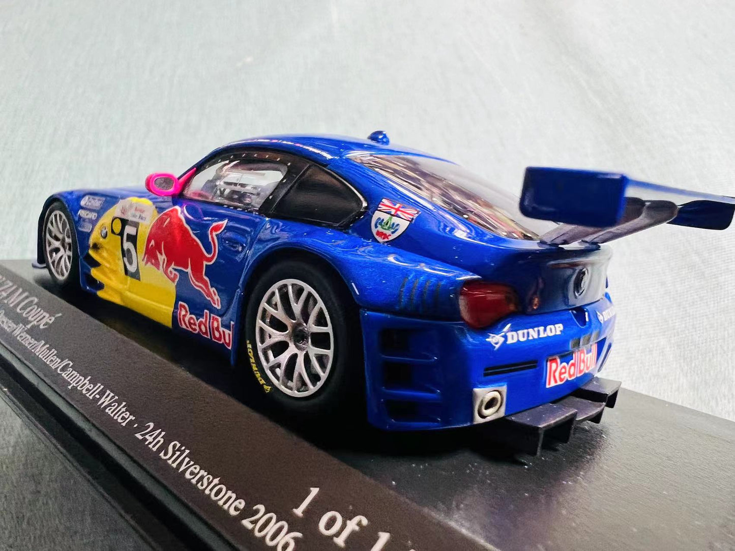 Discontinued Super Rare Vintage Minichamps 1/43 diecast model BMW Z4 M Coupe Red Bull