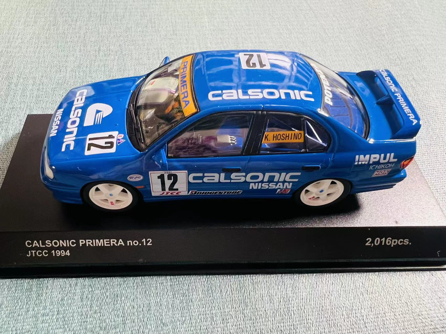 Super Rare Original Kyosho JTCC Race car 1994 year 1/43 diecast model Nissan Primera No.12 Calsonic