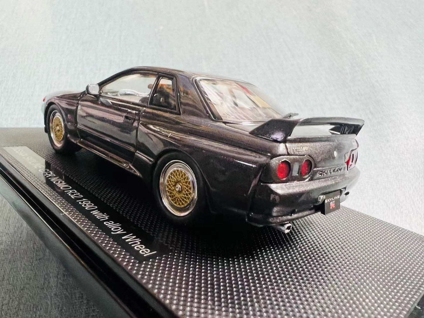 Diecast car Discontinued vintage DISK KONE 1/43 scale Nissan Nismo Skyline GTR R32 Nismo 1990 Alloy Wheel